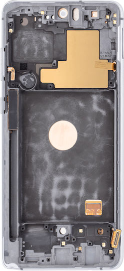 Oled Assembly Frame Samsung Galaxy Note 10 Lite Aftermarket Plus Aura Glow Silver