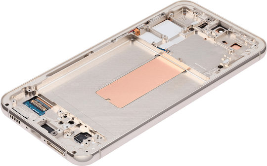 OLED Ersatzbildschirmrahmen Samsung Galaxy S23 Plus 5G US & International Service Pack Creme