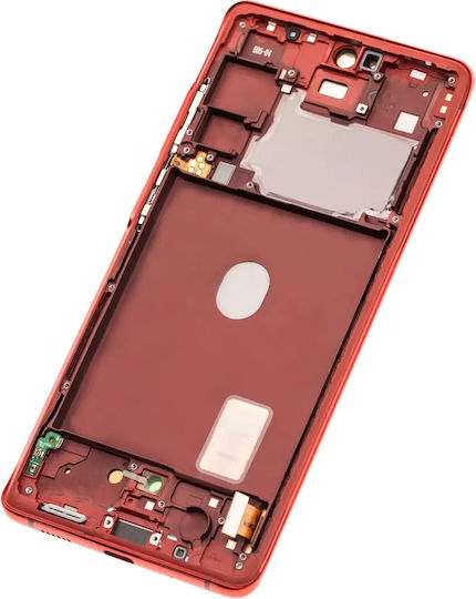 Oled Assembly Frame Samsung Galaxy S20 Fe 4g 5g Service Pack Cloud Red