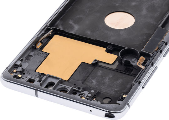 Oled Assembly Frame Samsung Galaxy Note 10 Lite Aftermarket Plus Aura Glow Silver