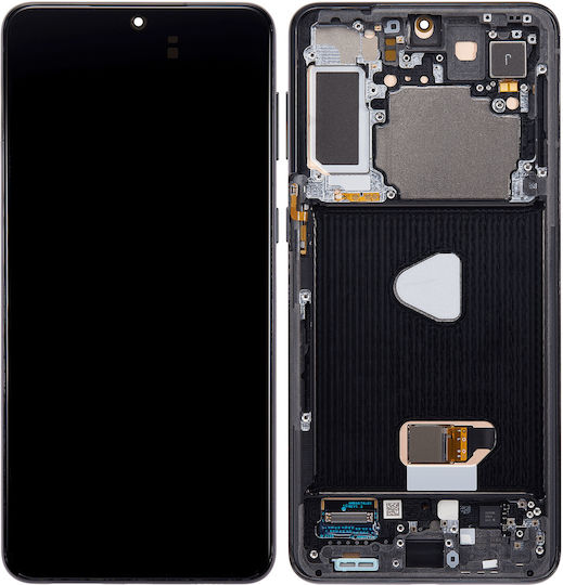 Oled Assembly Frame Samsung Galaxy S21 Plus 5g Aftermarket Plus Phantom Black