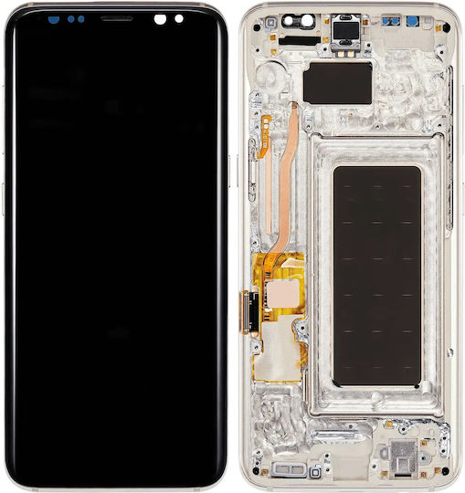 Oled Montage Rahmen Samsung Galaxy S8 Aftermarket Plus Arktisch Silber