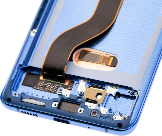 Oled Assembly Frame Samsung Galaxy S20 Plus 5g Service Pack Aura Blue