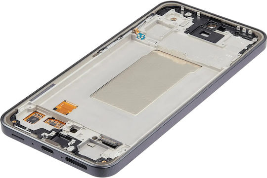 OLED Montage Rahmen Samsung Galaxy A36 5G A366 2025 Service Pack Schwarz