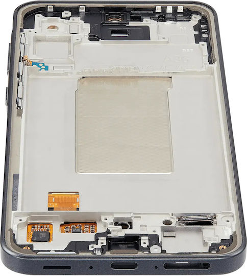 OLED Montage Rahmen Samsung Galaxy A36 5G A366 2025 Service Pack Schwarz