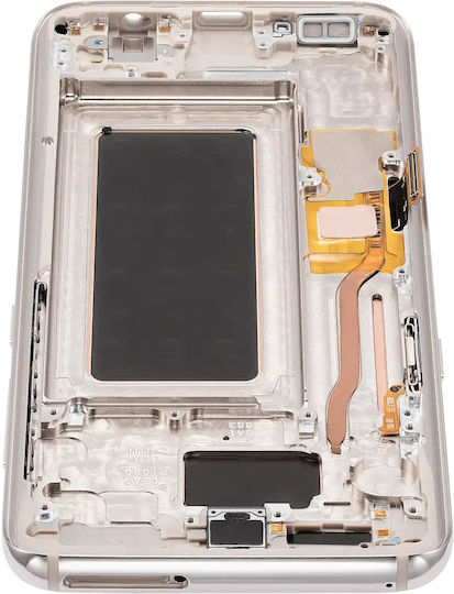 Oled Montage Rahmen Samsung Galaxy S8 Aftermarket Plus Arktisch Silber