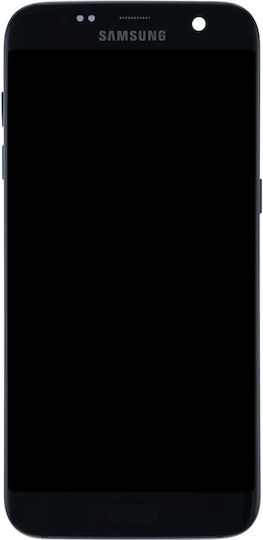 Lcd Assembly Frame Samsung Galaxy S7 Edge Service Pack Black