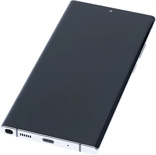 Oled Assembly Rahmen Samsung Galaxy Note 20 Ultra 5G Nachbau Plus 120hz Mystic Weiß