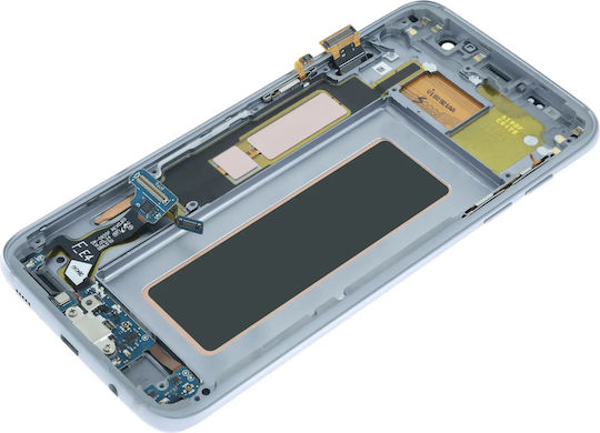 Lcd Assembly Frame Samsung Galaxy S7 Edge Service Pack Black