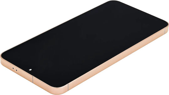 OLED Ersatzbildschirmrahmen Samsung Galaxy S24 Plus 5G US & Internationale Version Service Pack Sandstein-Orange