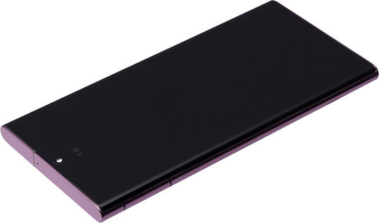 OLED Ersatzbildschirmrahmen Samsung Galaxy S22 Ultra 5G Service Pack Burgunder