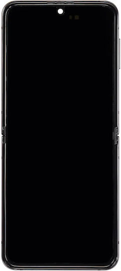 Inner Oled Assembly Frame Compatible Samsung Galaxy Z Flip 4 5g F721 Us & International Version Aftermarket Plus Graphite
