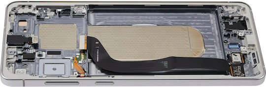 Oled Assembly Frame Samsung Galaxy S25 Edge Us & International Version Aftermarket Plus Titanium Silver