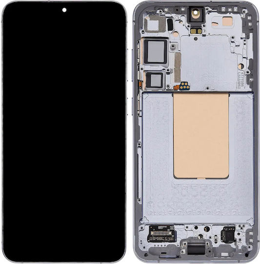 OLED Ersatzbildschirmrahmen Samsung Galaxy S24 Plus 5G US & International Version Aftermarket Plus 120Hz Saphirblau