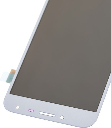OLED Ersatzbildschirm Ohne Rahmen Samsung Galaxy J4 J400 2018 Aftermarket Plus Blau Grau
