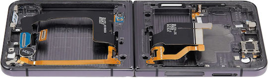 Inner Oled Assembly Frame Compatible Samsung Galaxy Z Flip 4 5g F721 Us & International Version Aftermarket Plus Graphite