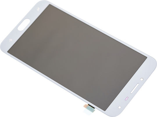 OLED Ersatzbildschirm Ohne Rahmen Samsung Galaxy J4 J400 2018 Aftermarket Plus Blau Grau