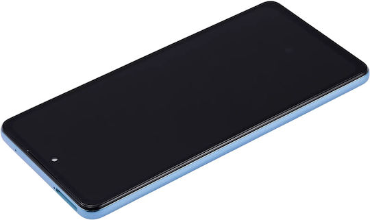 Oled Assembly Frame Samsung Galaxy A72 A725 2021 Aftermarket Plus Awesome Blue