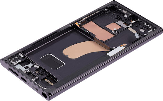 Oled Assembly Frame Samsung Galaxy S23 Ultra 5g Us & International Service Pack Phantom Black