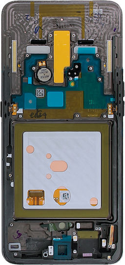Oled Assembly Frame Samsung Galaxy A80 A805 2019 Service Pack Phantom Black