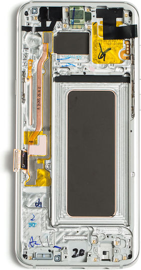 Oled Assembly Frame Samsung Galaxy S8 Plus Service Pack Arctic Silver