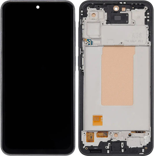 LCD Asamblare cu ramă Samsung Galaxy A36 5G A366 2025 Aftermarket Incell Negru