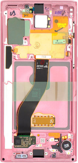 Oled Assembly Frame Samsung Galaxy Note 10 Service Pack Aura Pink
