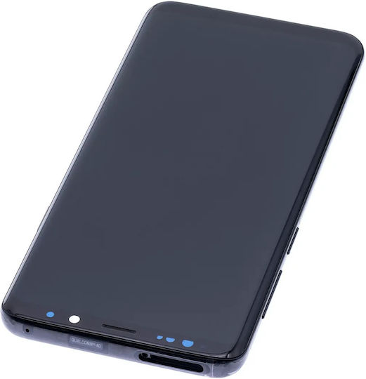 OLED модул с рамка Samsung Galaxy S9 Plus Service Pack полунощно черен
