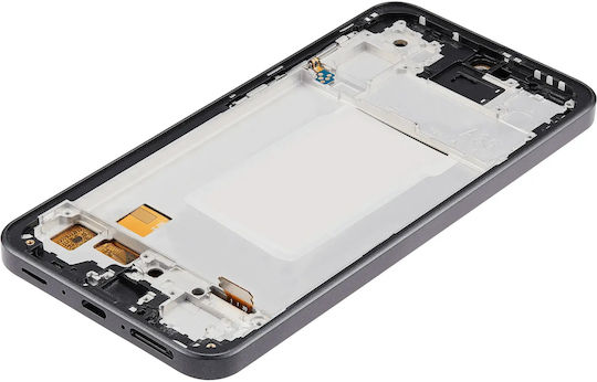 LCD Asamblare cu ramă Samsung Galaxy A36 5G A366 2025 Aftermarket Incell Negru