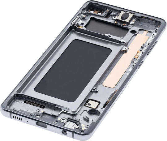 Oled Assembly Frame Samsung Galaxy S10 Plus Aftermarket Plus Prism Ceramic Black