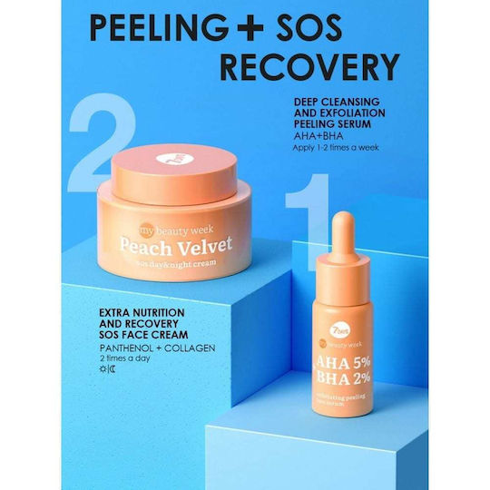 7DAYS My Beauty Week AHA 5%+BHA 2% Ser pentru Peeling Facial 20ml