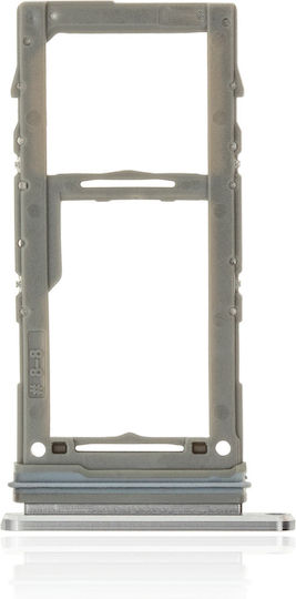 Single Sim Card Tray Samsung Galaxy Note 10 Plus 5g Aura Glow Silver