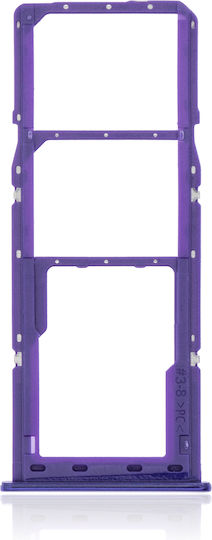 Dual Sim Card Tray Samsung Galaxy A30s A307 2019 Violet