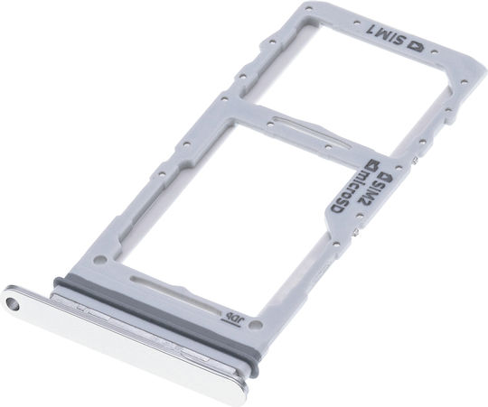 Dual Sim Card Tray Samsung Galaxy A71 5g A716 2020 Prism Cube Silver