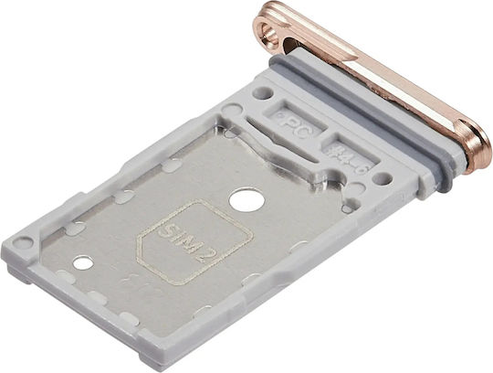 Dual Sim Kartenhalter Samsung Galaxy S25 S25 Plus Premium Rosa Gold