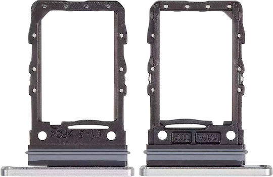 Единична SIM карта тава Samsung Galaxy Z Flip 6 F741 Премиум Бял