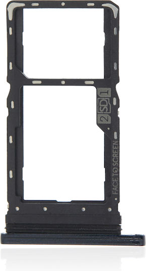 Dual Sim Card Tray Motorola Moto G8 Play Xt2015 2019 Black Onyx