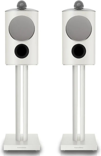 Bowers & Wilkins Pereche de boxe Hi-Fi de bibliotecă cu 2 căi Warm White