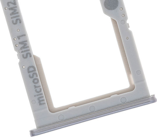 Двойна SIM карта тава Samsung Galaxy A51 4G A515 2019 Prism Crush Бял
