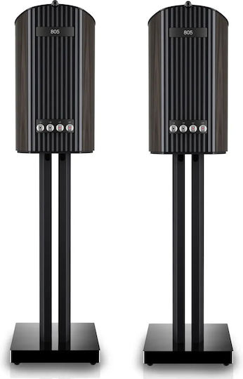 Bowers & Wilkins 805 D5 Pereche de Boxe Hi-Fi de Bibliotecă cu 2 Căi Dark Walnut