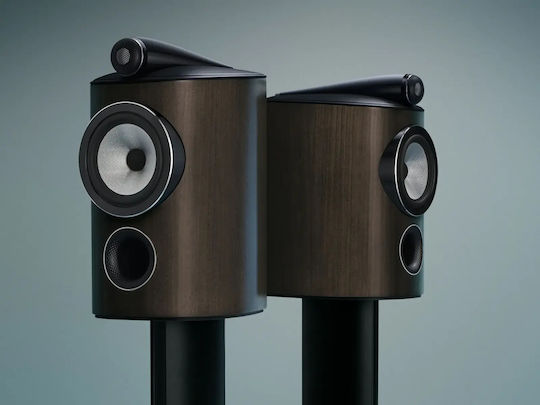 Bowers & Wilkins 805 D5 Pereche de Boxe Hi-Fi de Bibliotecă cu 2 Căi Dark Walnut