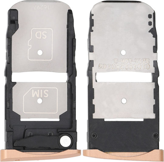 Тава За SIM Карта Motorola Moto Z Force Droid Xt1650-02 2016 Розово Злато