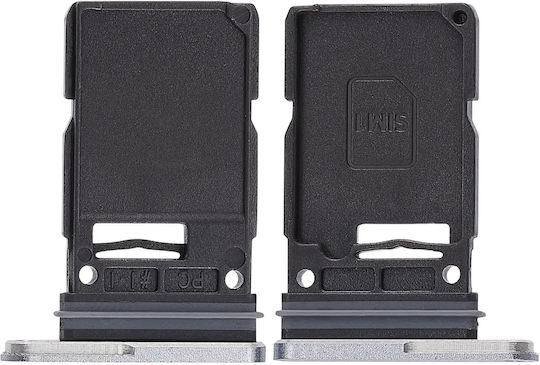 Einzelne SIM-Kartenhalter Samsung Galaxy S25 Ultra Titan-Silber Blau