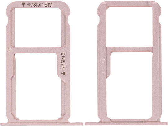 Sim Card Tray Huawei Ehre 8 Sakura Rosa