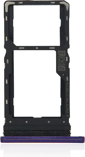 Dual Sim Card Tray Motorola Moto G8 Play Xt2015 2019 Purple