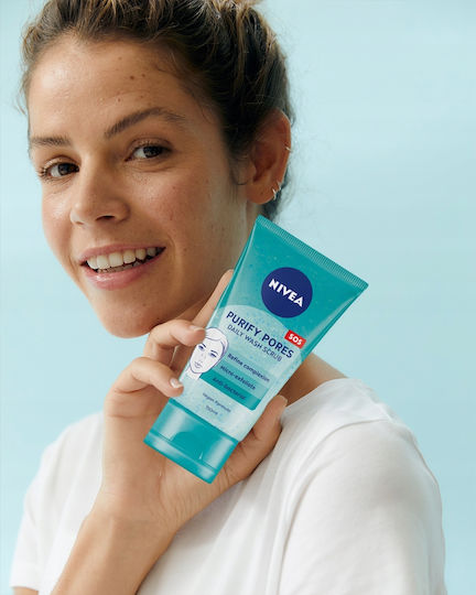 Nivea Clean Deeper Cremă Pentru Scrub Față 150ml