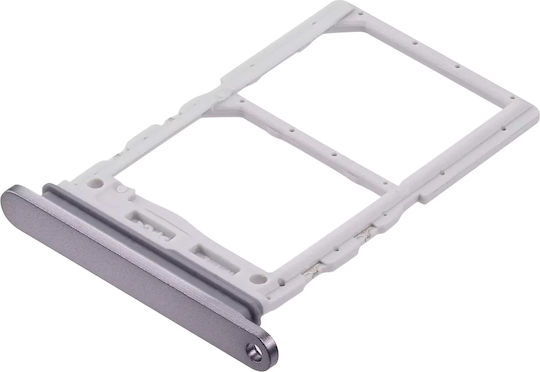 Dual Sim Card Tray Samsung Galaxy Z Flip 6 F741 Premium Silver Shadow