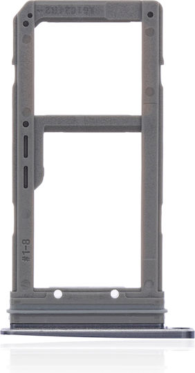 Single Sim Card Tray Samsung Galaxy S7 Edge Black