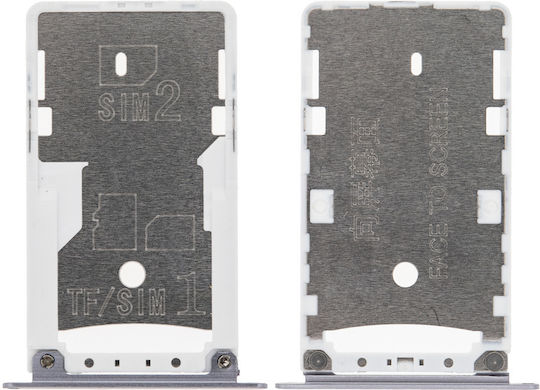 Sim Card Tray Xiaomi Redmi Note 4x Platinum Silver