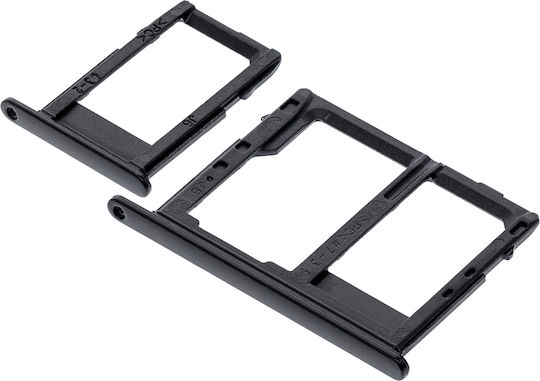 Sim Card Tray Samsung Galaxy J8 J810 2018 Black 2 Piece Set